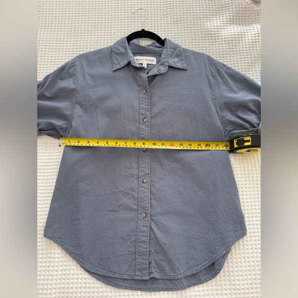 Aritzia Slate Button-Down Shirt - Picture 5 of 7